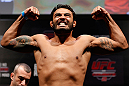 JARAGUA DO SUL, BRAZIL - MAY 17: Rafael Natal weighs in during the UFC on FX weigh-in on May 17, 2013 at the Arena Jaragua in Jaragua do Sul, Santa Catarina, Brazil. (Photo by Josh Hedges/Zuffa LLC/Zuffa LLC via Getty Images)