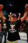 JARAGUA DO SUL, BRAZIL - MAY 18: Paulo Thiago reacts after his victory over Michel Prazeres in their welterweight bout during the UFC on FX event on May 18, 2013 at Arena Jaragua in Jaragua do Sul, Santa Catarina, Brazil. (Photo by Josh Hedges/Zuffa LLC/Zuffa LLC via Getty Images)