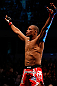 JARAGUA DO SUL, BRAZIL - MAY 18:   Francisco Trinaldo prepares to enter the Octagon before his lightweight bout against Mike Rio during the UFC on FX event on May 18, 2013 at Arena Jaragua in Jaragua do Sul, Santa Catarina, Brazil.  (Photo by Josh Hedges/Zuffa LLC/Zuffa LLC via Getty Images)