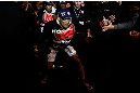 JARAGUA DO SUL, BRAZIL - MAY 18:   Ronaldo 'Jacare' Souza enters the arena before his middleweight bout against Chris Camozzi during the UFC on FX event on May 18, 2013 at Arena Jaragua in Jaragua do Sul, Santa Catarina, Brazil.  (Photo by Josh Hedges/Zuffa LLC/Zuffa LLC via Getty Images)