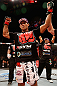 JARAGUA DO SUL, BRAZIL - MAY 18:   Ronaldo 'Jacare' Souza reacts after defeating Chris Camozzi in their middleweight bout during the UFC on FX event on May 18, 2013 at Arena Jaragua in Jaragua do Sul, Santa Catarina, Brazil.  (Photo by Josh Hedges/Zuffa LLC/Zuffa LLC via Getty Images)