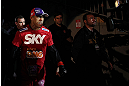 JARAGUA DO SUL, BRAZIL - MAY 18: Vitor Belfort enters the arena before his middleweight bout against Luke Rockhold during the UFC on FX event on May 18, 2013 at Arena Jaragua in Jaragua do Sul, Santa Catarina, Brazil. (Photo by Josh Hedges/Zuffa LLC/Zuffa LLC via Getty Images)