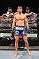 JARAGUA DO SUL, BRAZIL - MAY 18: Luke Rockhold stands in his corner before his middleweight bout against Vitor Belfort during the UFC on FX event on May 18, 2013 at Arena Jaragua in Jaragua do Sul, Santa Catarina, Brazil. (Photo by Josh Hedges/Zuffa LLC/Zuffa LLC via Getty Images)