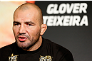 LAS VEGAS, NV - MAY 23:   Glover Teixeira interacts with media during the UFC 160 Ultimate Media Day at the MGM Grand Hotel/Casino on May 23, 2013 in Las Vegas, Nevada.  (Photo by Josh Hedges/Zuffa LLC/Zuffa LLC via Getty Images)
