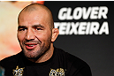 LAS VEGAS, NV - MAY 23:   Glover Teixeira interacts with media during the UFC 160 Ultimate Media Day at the MGM Grand Hotel/Casino on May 23, 2013 in Las Vegas, Nevada.  (Photo by Josh Hedges/Zuffa LLC/Zuffa LLC via Getty Images)