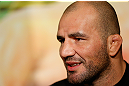 LAS VEGAS, NV - MAY 23:   Glover Teixeira interacts with media during the UFC 160 Ultimate Media Day at the MGM Grand Hotel/Casino on May 23, 2013 in Las Vegas, Nevada.  (Photo by Josh Hedges/Zuffa LLC/Zuffa LLC via Getty Images)
