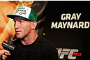 LAS VEGAS, NV - MAY 23:   Gray Maynard interacts with media during the UFC 160 Ultimate Media Day at the MGM Grand Hotel/Casino on May 23, 2013 in Las Vegas, Nevada.  (Photo by Josh Hedges/Zuffa LLC/Zuffa LLC via Getty Images)