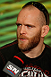 LAS VEGAS, NV - MAY 23:   T.J. Grant interacts with media during the UFC 160 Ultimate Media Day at the MGM Grand Hotel/Casino on May 23, 2013 in Las Vegas, Nevada.  (Photo by Josh Hedges/Zuffa LLC/Zuffa LLC via Getty Images)