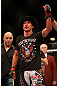 LAS VEGAS, NV - MAY 25:   Donald Cerrone reacts to his victory over Karl Noons in their lightweight bout during UFC 160 at the MGM Grand Garden Arena on May 25, 2013 in Las Vegas, Nevada.  (Photo by Josh Hedges/Zuffa LLC/Zuffa LLC via Getty Images)  *** Local Caption *** Donald Cerrone; Karl Noons