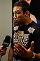FORTALEZA, BRAZIL - JUNE 06:  Fabricio Werdum interacts with media at Centro de Eventos do Ceara on June 6, 2013 in Fortaleza, Ceara, Brazil.  (Photo by Josh Hedges/Zuffa LLC/Zuffa LLC via Getty Images)