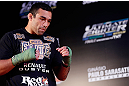 FORTALEZA, BRAZIL - JUNE 06:  Fabricio Werdum holds an open training session for media at Centro de Eventos do Ceara on June 6, 2013 in Fortaleza, Ceara, Brazil.  (Photo by Josh Hedges/Zuffa LLC/Zuffa LLC via Getty Images)