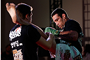 FORTALEZA, BRAZIL - JUNE 06:  Fabricio Werdum holds an open training session for media at Centro de Eventos do Ceara on June 6, 2013 in Fortaleza, Ceara, Brazil.  (Photo by Josh Hedges/Zuffa LLC/Zuffa LLC via Getty Images)