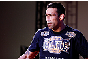 FORTALEZA, BRAZIL - JUNE 06:  Fabricio Werdum holds an open training session for media at Centro de Eventos do Ceara on June 6, 2013 in Fortaleza, Ceara, Brazil.  (Photo by Josh Hedges/Zuffa LLC/Zuffa LLC via Getty Images)