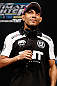 FORTALEZA, BRAZIL - JUNE 07:  UFC featherweight champion Jose Aldo interacts with fans during a Q&A session before the UFC weigh-in at Paulo Sarasate Arena on June 7, 2013 in Fortaleza, Ceara, Brazil.  (Photo by Josh Hedges/Zuffa LLC/Zuffa LLC via Getty Images)