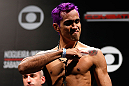 FORTALEZA, BRAZIL - JUNE 07:  Godofredo "Pepey" Castro weighs in during the UFC weigh-in at Paulo Sarasate Arena on June 7, 2013 in Fortaleza, Ceara, Brazil.  (Photo by Josh Hedges/Zuffa LLC/Zuffa LLC via Getty Images)