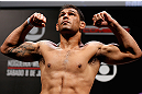 FORTALEZA, BRAZIL - JUNE 07:  Antonio Rodrigo "Minotauro" Nogueira weighs in during the UFC weigh-in at Paulo Sarasate Arena on June 7, 2013 in Fortaleza, Ceara, Brazil.  (Photo by Josh Hedges/Zuffa LLC/Zuffa LLC via Getty Images)