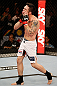 FORTALEZA, BRAZIL - JUNE 08:  Rony "Jason" Mariano Bezerra reacts after defeating Mike Wilkinson in their featherweight fight during the UFC on FUEL TV event at Paulo Sarasate Arena on June 8, 2013 in Fortaleza, Ceara, Brazil.  (Photo by Josh Hedges/Zuffa LLC/Zuffa LLC via Getty Images)