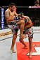FORTALEZA, BRAZIL - JUNE 08:  (L-R) Fabricio Werdum knees Antonio Rodrigo "Minotauro" Nogueira in their heavyweight fight during the UFC on FUEL TV event at Paulo Sarasate Arena on June 8, 2013 in Fortaleza, Ceara, Brazil.  (Photo by Josh Hedges/Zuffa LLC/Zuffa LLC via Getty Images)
