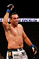 FORTALEZA, BRAZIL - JUNE 08:  Fabricio Werdum reacts after defeating Antonio Rodrigo Nogueira in their heavyweight fight during the UFC on FUEL TV event at Paulo Sarasate Arena on June 8, 2013 in Fortaleza, Ceara, Brazil.  (Photo by Josh Hedges/Zuffa LLC/Zuffa LLC via Getty Images)
