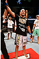 FORTALEZA, BRAZIL - JUNE 08:  Fabricio Werdum reacts after defeating Antonio Rodrigo Nogueira in their heavyweight fight during the UFC on FUEL TV event at Paulo Sarasate Arena on June 8, 2013 in Fortaleza, Ceara, Brazil.  (Photo by Josh Hedges/Zuffa LLC/Zuffa LLC via Getty Images)