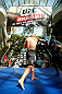 WINNIPEG, CANADA - JUNE 12:  Ryan Jimmo holds an open workout session for fans and media at Portage Place on June 12, 2013 in Winnipeg, Manitoba, Canada.  (Photo by Josh Hedges/Zuffa LLC/Zuffa LLC via Getty Images)