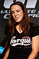WINNIPEG, CANADA - JUNE 13:  Alexis Davis interacts with media during the UFC 161 media day at The Met on June 13, 2013 in Winnipeg, Manitoba, Canada.  (Photo by Josh Hedges/Zuffa LLC/Zuffa LLC via Getty Images)