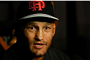 WINNIPEG, CANADA - JUNE 13:  Dan Henderson interacts with media during the UFC 161 media day at The Met on June 13, 2013 in Winnipeg, Manitoba, Canada.  (Photo by Josh Hedges/Zuffa LLC/Zuffa LLC via Getty Images)