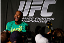 WINNIPEG, CANADA - JUNE 13:  Rashad Evans interacts with media during the UFC 161 media day at The Met on June 13, 2013 in Winnipeg, Manitoba, Canada.  (Photo by Josh Hedges/Zuffa LLC/Zuffa LLC via Getty Images)