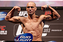 WINNIPEG, CANADA - JUNE 14:  Sean Pierson weighs in during the UFC 161 weigh-in at the MTS Centre on June 14, 2013 in Winnipeg, Manitoba, Canada.  (Photo by Josh Hedges/Zuffa LLC/Zuffa LLC via Getty Images)