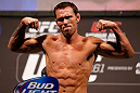 WINNIPEG, CANADA - JUNE 14:  Jake Shields weighs in during the UFC 161 weigh-in at the MTS Centre on June 14, 2013 in Winnipeg, Manitoba, Canada.  (Photo by Josh Hedges/Zuffa LLC/Zuffa LLC via Getty Images)