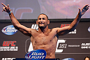 WINNIPEG, CANADA - JUNE 14:  Dan Henderson weighs in during the UFC 161 weigh-in at the MTS Centre on June 14, 2013 in Winnipeg, Manitoba, Canada.  (Photo by Josh Hedges/Zuffa LLC/Zuffa LLC via Getty Images)