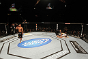 UFC 130: Gleison Tibau celebrates his submission victory over Rafaello Oliveira