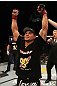 UFC 130: Gleison Tibau celebrates his win