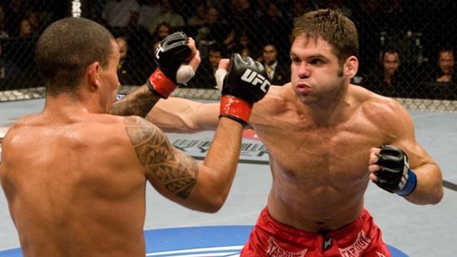 UFC lightweight Aaron Riley UFC lightweight Aaron Riley