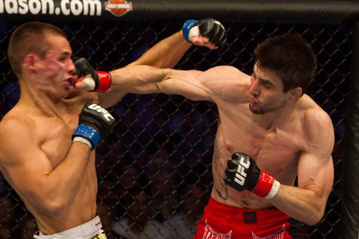 Carlos Condit def. Rory MacDonald at UFC 115 at GM Place on June 12, 2010 in Vancouver, Canada. (Photo by Josh Hedges/Zuffa LLC)