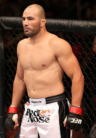 RIO DE JANEIRO, BRAZIL - OCTOBER 13:  Glover Teixeira stands in the Octagon before his light heavyweight fight against Fabio Maldonado at UFC 153 inside HSBC Arena on October 13, 2012 in Rio de Janeiro, Brazil.  (Photo by Josh Hedges/Zuffa LLC/Zuffa LLC via Getty Images)