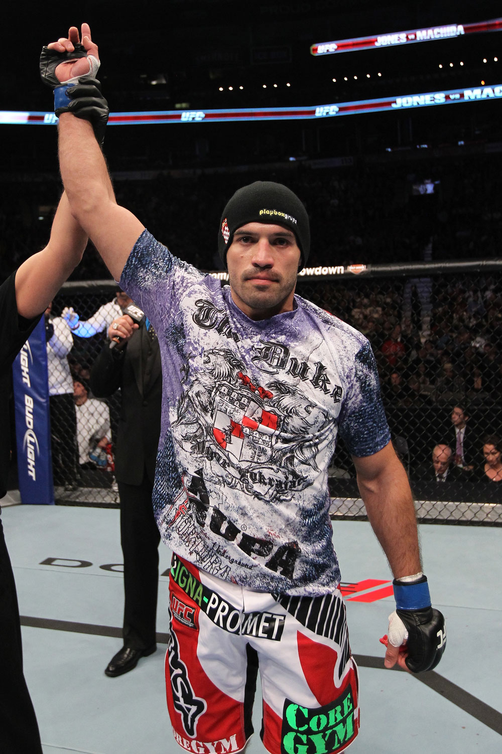 TORONTO, ON - DECEMBER 10:  Igor Pokrajac reacts after knocking out Krzysztof Soszynski during the UFC 140 event at Air Canada Centre on December 10, 2011 in Toronto, Ontario, Canada.  (Photo by Nick Laham/Zuffa LLC/Zuffa LLC via Getty Images)