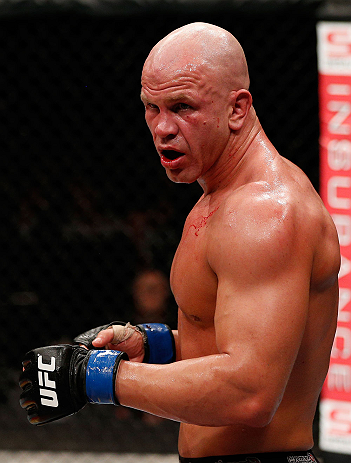 LONDON, ENGLAND - FEBRUARY 16: Ryan Jimmo stands in the Octaogn during his light heavyweight fight against James Te Huna during the UFC on Fuel TV event on February 16, 2013 at Wembley Arena in London, England. (Photo by Josh Hedges/Zuffa LLC/Zuffa LLC via Getty Images)