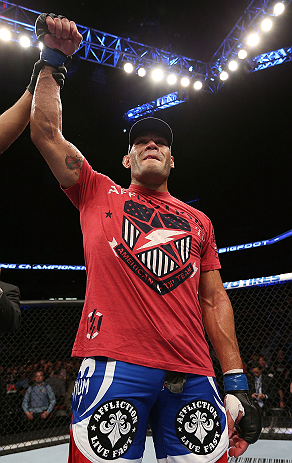MINNEAPOLIS, MN - OCTOBER 05: Antonio Silva reacts after knocking out Travis Browne during their heavyweight fight at the UFC on FX event at Target Center on October 5, 2012 in Minneapolis, Minnesota. (Photo by Josh Hedges/Zuffa LLC/Zuffa LLC via Getty Images)