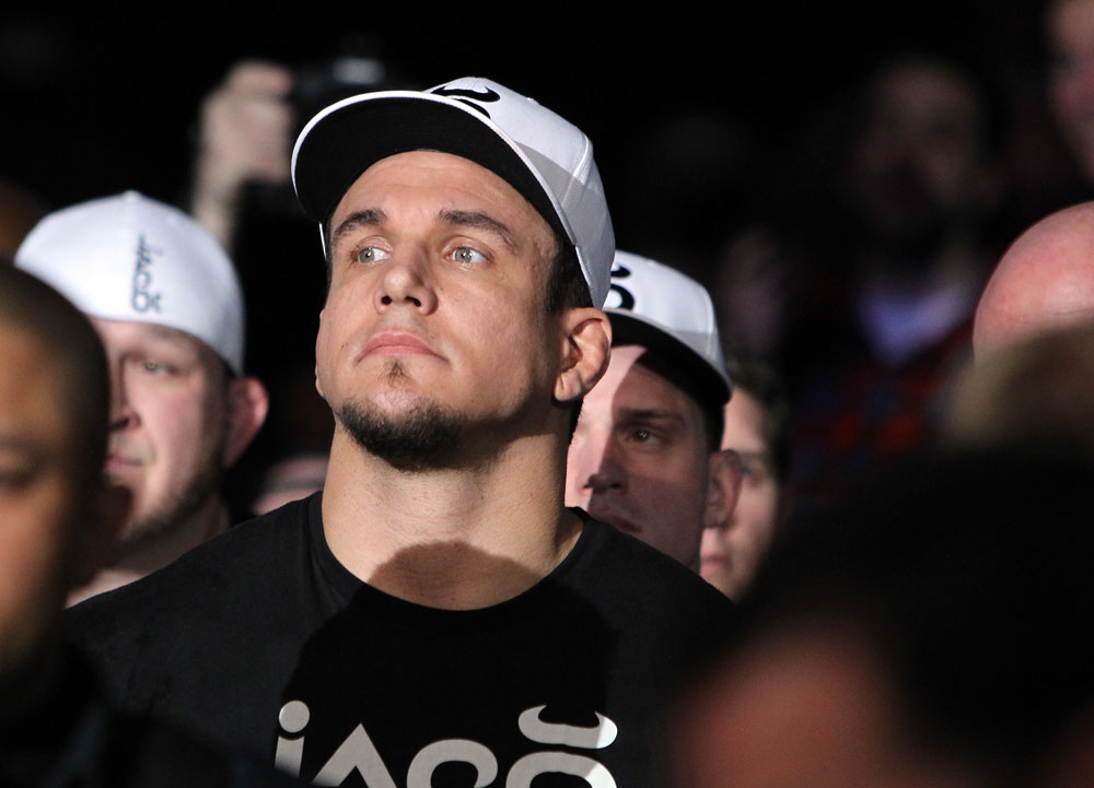 TORONTO, ON - DECEMBER 10:  Frank Mir enters the arena before his bout against Antonio Rodrigo Nogueira during the UFC 140 event at Air Canada Centre on December 10, 2011 in Toronto, Ontario, Canada.  (Photo by Josh Hedges/Zuffa LLC/Zuffa LLC via Getty Images)