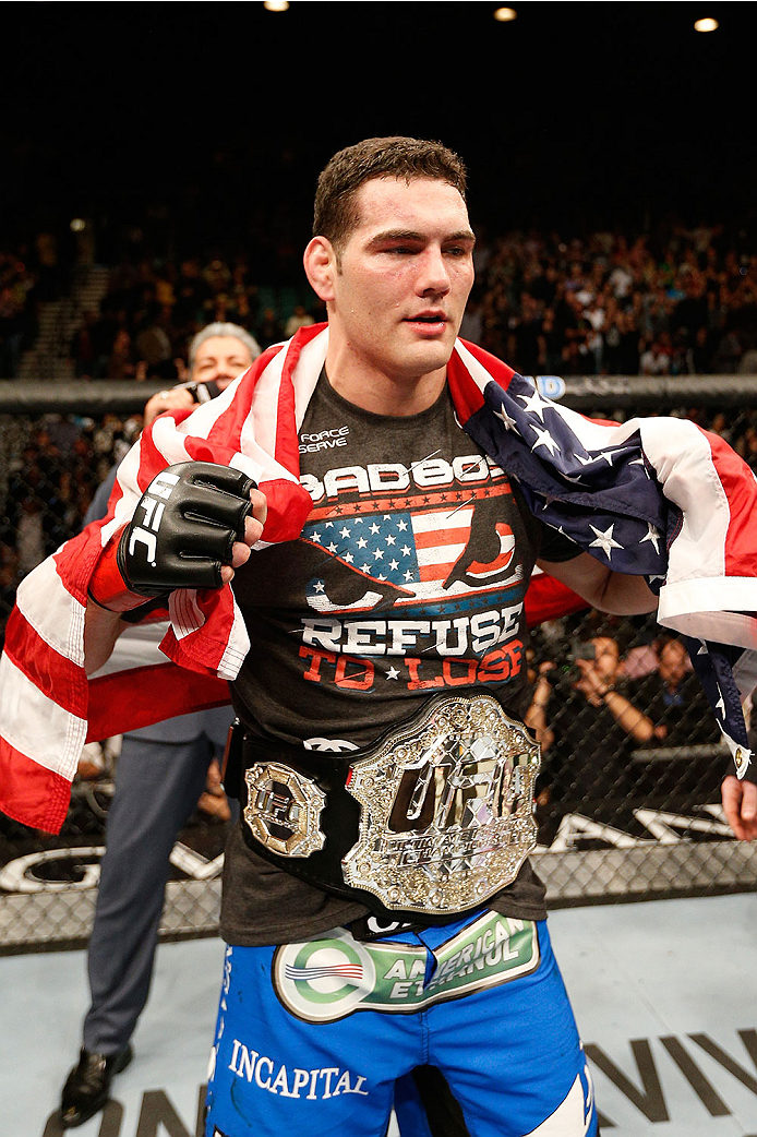 UFC middleweight champion Chris Weidman UFC middleweight champion Chris Weidman