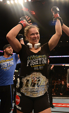 UFC women's bantamweight champion Ronda Rousey UFC women's bantamweight champion Ronda Rousey