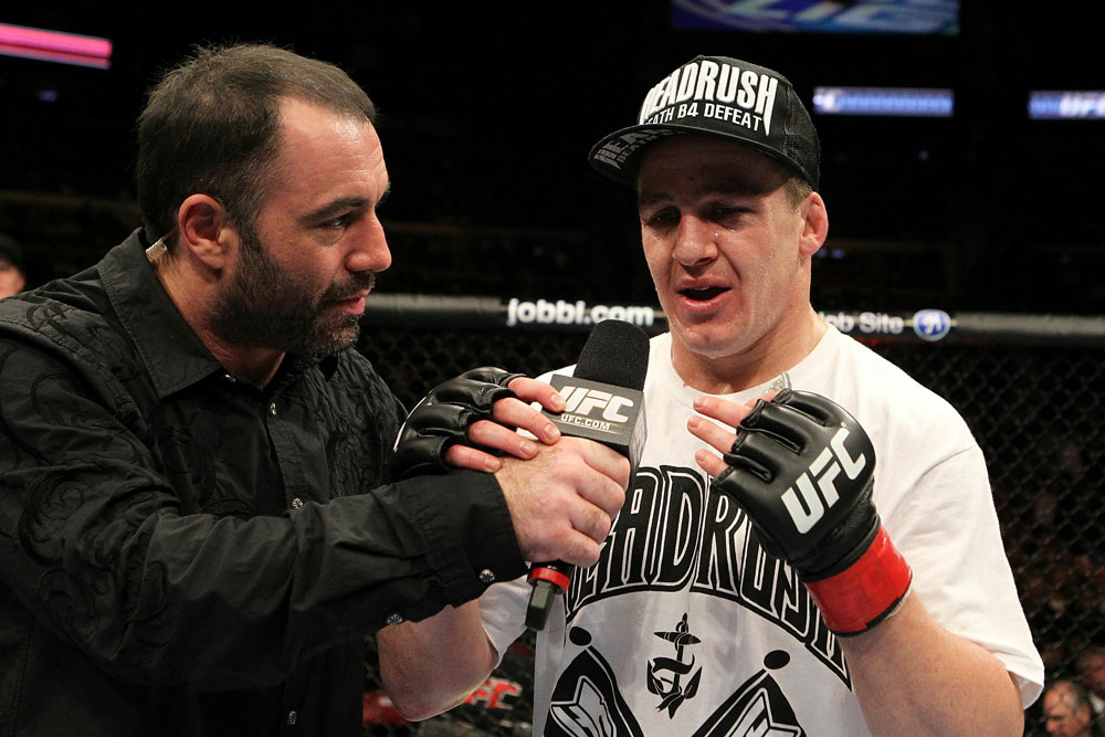 Joe Rogan interviews Paul Kelly after beating TJ O'Brien at UFC 123.