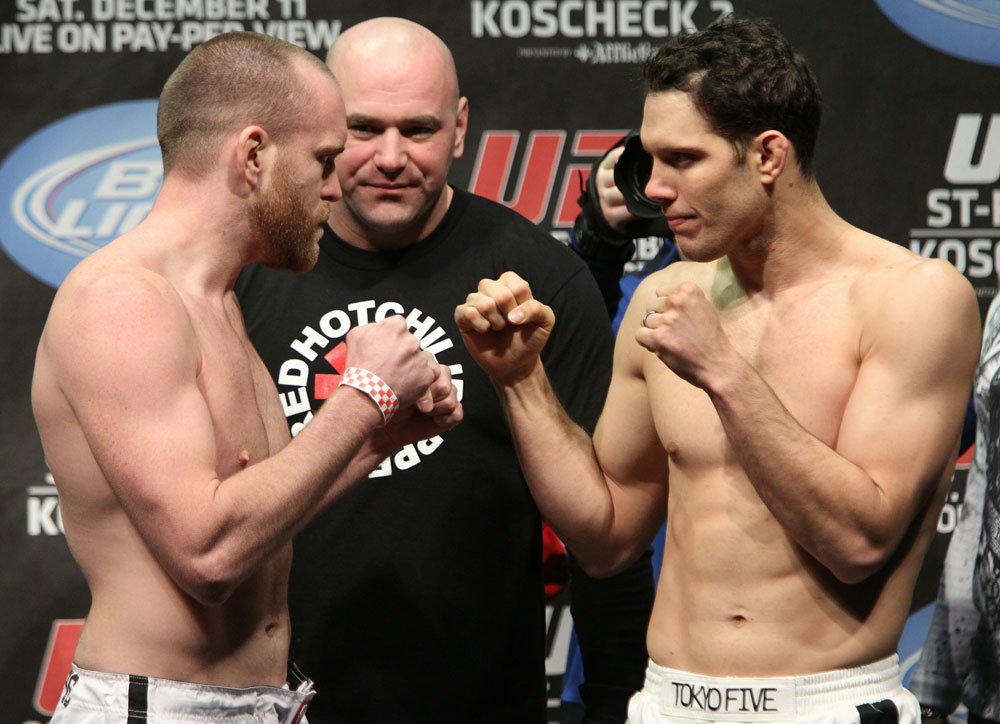 UFC 124 Weigh-in: Grant vs. Almeida