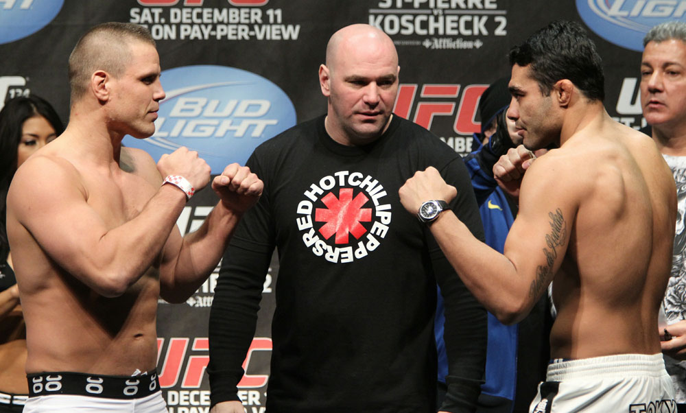 UFC 124 Weigh-in: Bongfeldt vs. Natal