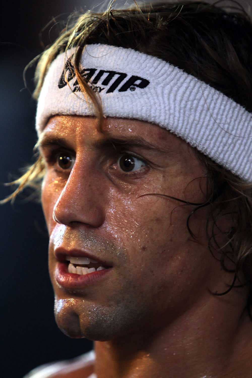 SAN JOSE, CA - NOVEMBER 16:  Urijah Faber answers questions from the media during the UFC 139 open workouts at the Heroes Martial Arts Gym on November 16, 2011 in San Jose, California.  (Photo by Josh Hedges/Zuffa LLC/Zuffa LLC via Getty Images)