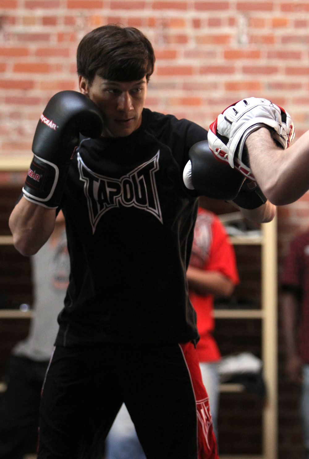 SAN JOSE, CA - NOVEMBER 16:  Brian Bowles works out for the fans and media during the UFC 139 open workouts at the Heroes Martial Arts Gym on November 16, 2011 in San Jose, California.  (Photo by Josh Hedges/Zuffa LLC/Zuffa LLC via Getty Images)