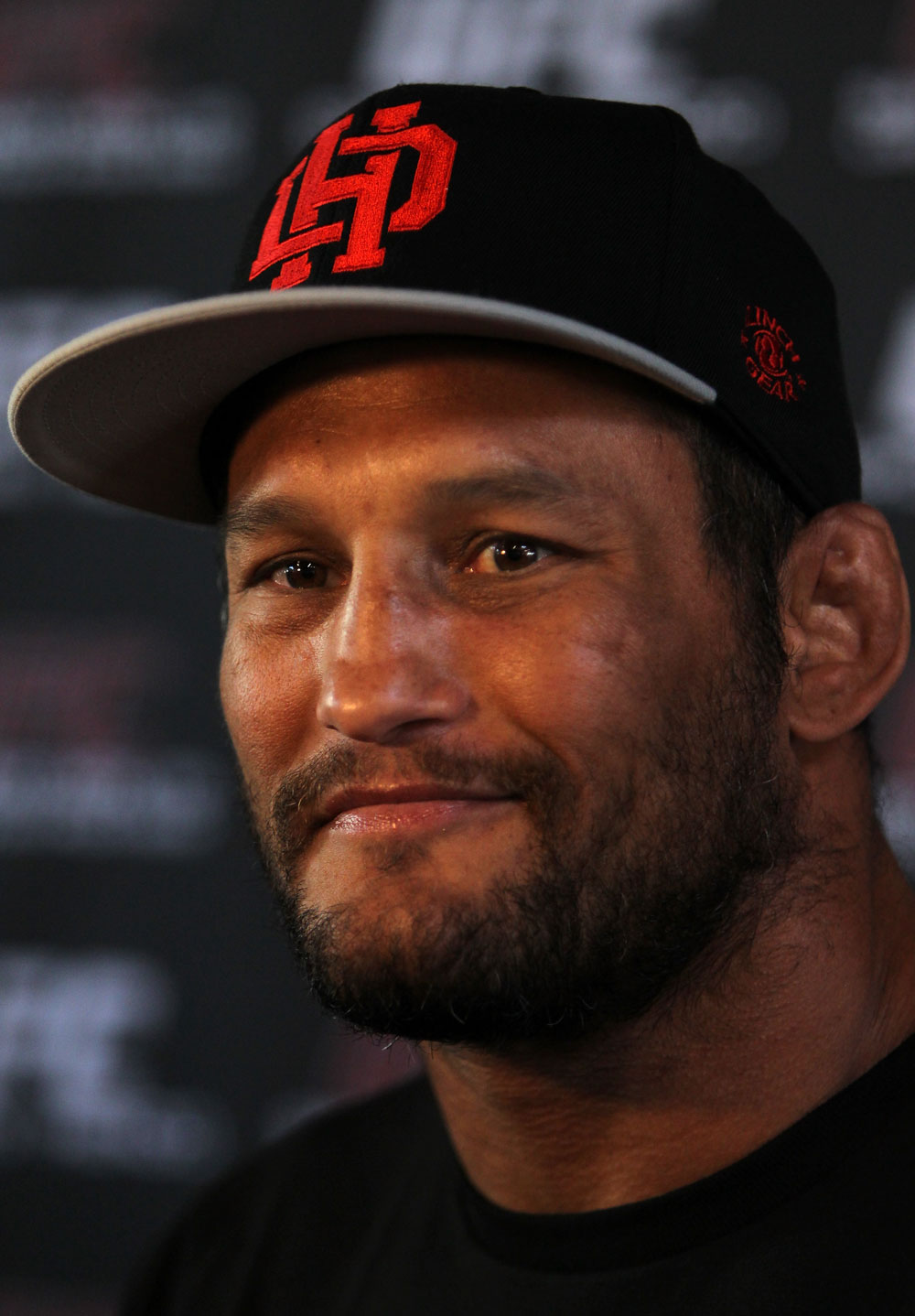 SAN JOSE, CA - NOVEMBER 16:  Dan Henderson answers questions from the media during the UFC 139 open workouts at the Heroes Martial Arts Gym on November 16, 2011 in San Jose, California.  (Photo by Josh Hedges/Zuffa LLC/Zuffa LLC via Getty Images)