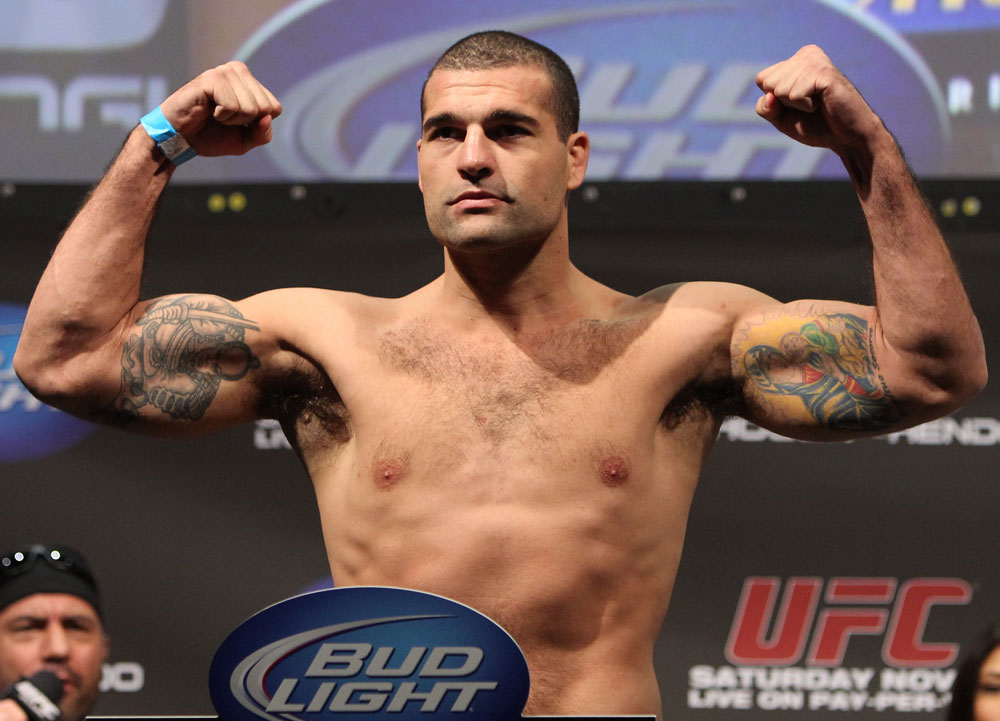 SAN JOSE, CA - NOVEMBER 18: Mauricio "Shogun" Rua weighs in during the UFC 139 Weigh In at the HP Pavilion on November 18, 2011 in San Jose, California. (Photo by Josh Hedges/Zuffa LLC/Zuffa LLC via Getty Images)