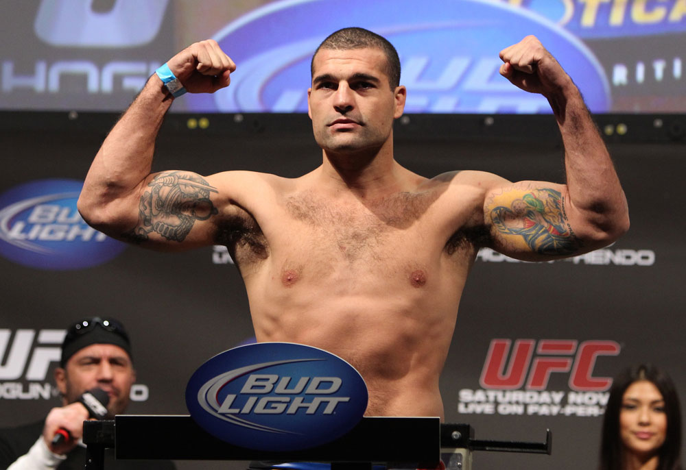 SAN JOSE, CA - NOVEMBER 18: Mauricio "Shogun" Rua weighs in during the UFC 139 Weigh In at the HP Pavilion on November 18, 2011 in San Jose, California. (Photo by Josh Hedges/Zuffa LLC/Zuffa LLC via Getty Images)